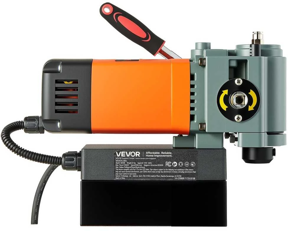 VEVOR Žemo profilio magnetinė gręžimo mašina, 1300 W, 35 mm