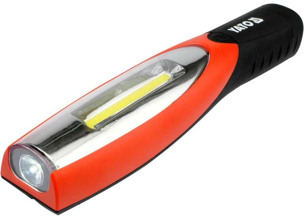 Magnetinis LED dirbtuvių šviestuvas, 2-in-1 dizainas, 180lm šviesa, įkraunamas darbo šviestuvas, apžiūros lempa