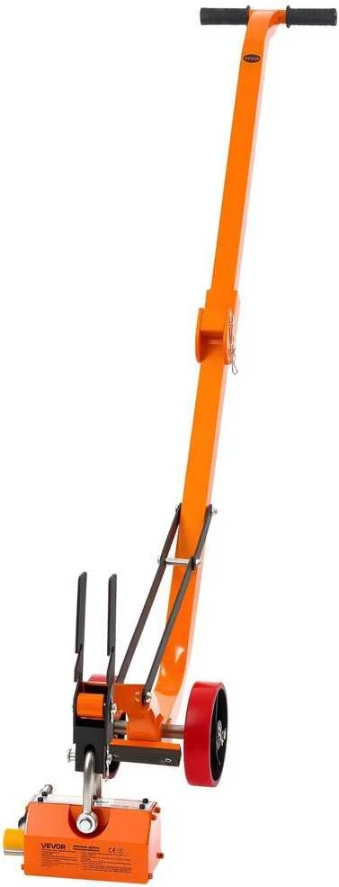 Magnetinis šulinių dangčių keltuvas, sunkiasvoris magnetinis vežimėlis, 600 kg magnetinis kėlimo įrankis, šulinių dangčių keltuvas