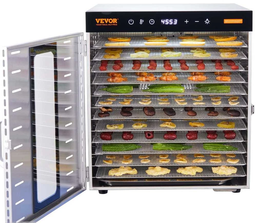 VEVOR 10 padėklų maisto džiovintuvas 1000W