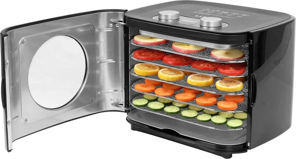 Lund Maisto dehidratorius, vaisiams, daržovėms ir žolelėms, 300W, 5 padėklų maisto džiovintuvas, skaitmeninis temperatūros valdymas