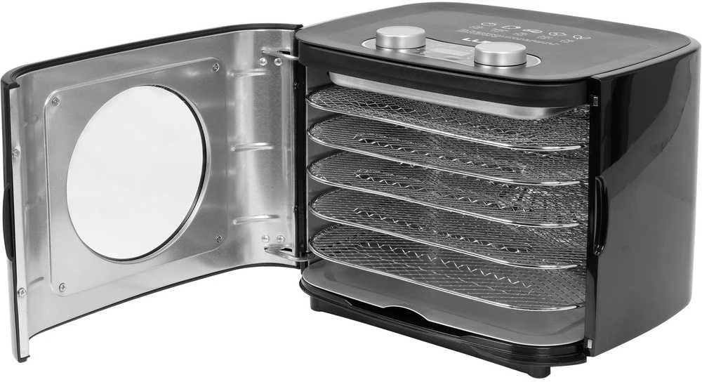 Lund Maisto dehidratorius, vaisiams, daržovėms ir žolelėms, 300W, 5 padėklų maisto džiovintuvas, skaitmeninis temperatūros valdymas