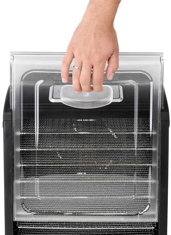 Maisto džiovintuvas, vaisiams ir daržovėms, su temperatūros reguliavimu, 6 padėklų džiovintuvas, elektrinis maisto džiovintuvas