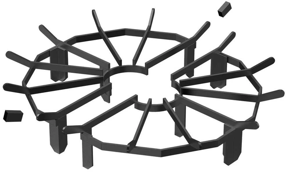 VEVOR Rąstų grotelės 68 cm ketaus plieno