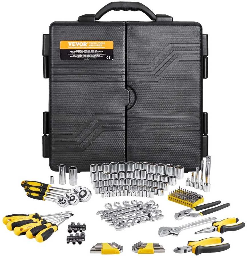 VEVOR 207 dalių mechaniko įrankių rinkinys