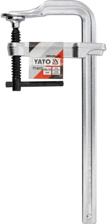 Yato Toya Sa Poland Spaustuvai F-tipo, kaltinis plienas, chromuoti | 300x120 mm (YT-6412)