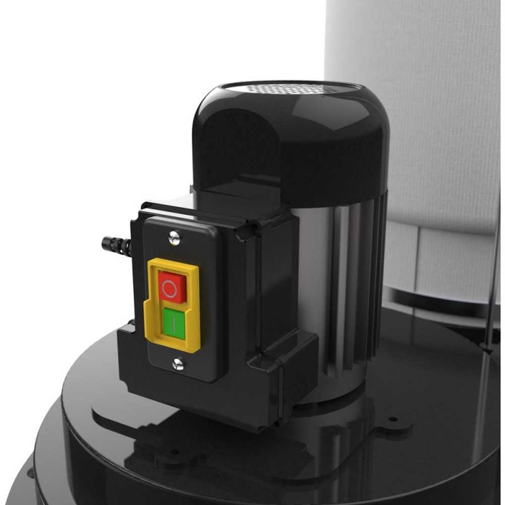 Medienos dulkių ištraukėjas, nešiojama medienos dulkių surinkimo sistema, 65L bakas, 1150 m3/h, pjovimo ir obliavimo staklėms