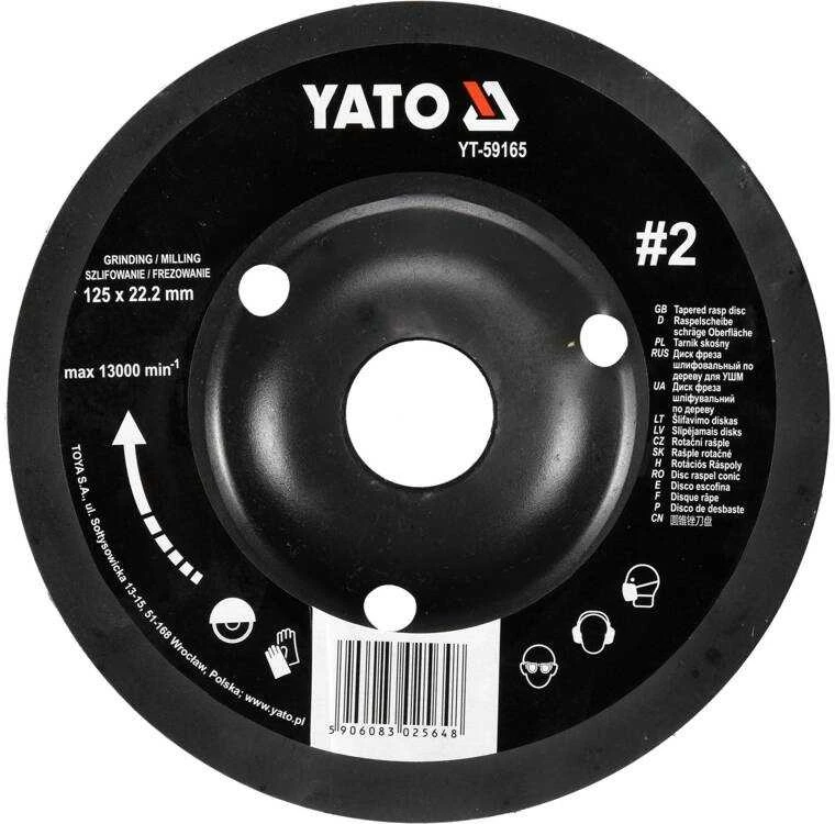 Yato Toya Sa Poland Diskas/freza medžiui 125mm, No2 (YT-59165)