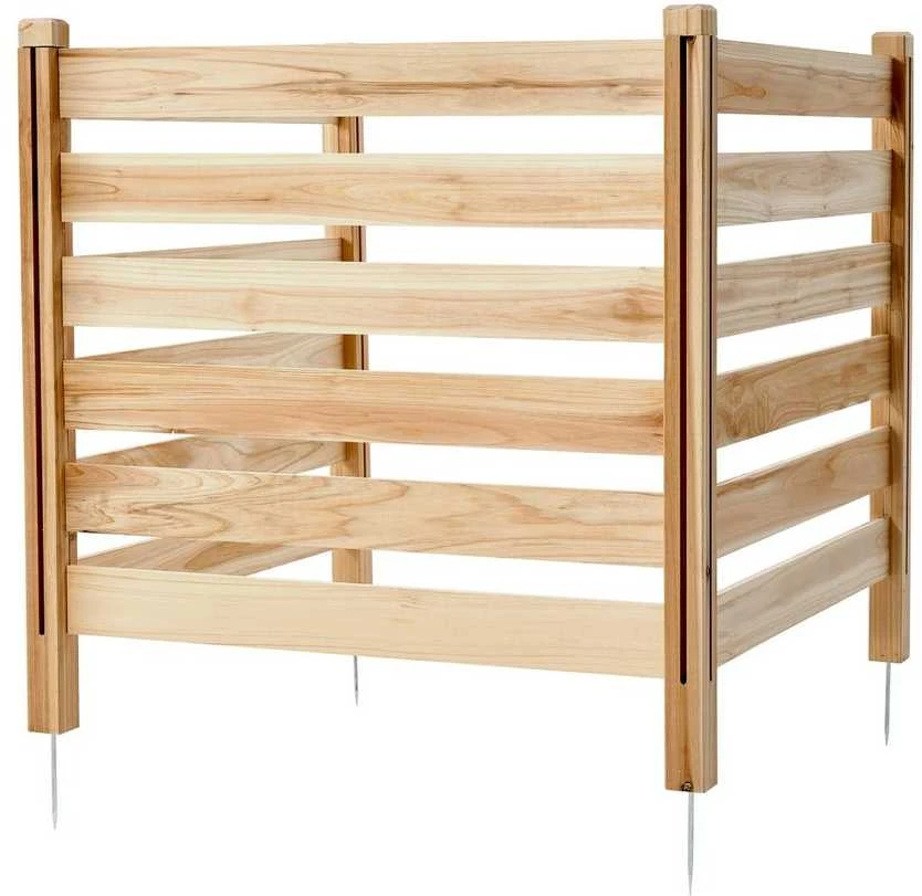 VEVOR medinė privati tvora 3 skydai 91x91 cm