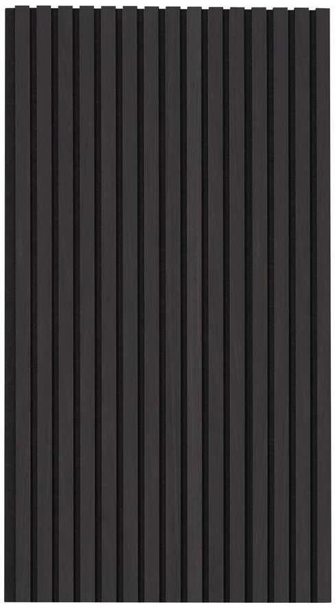 Medinės akustinės panelės 600 x 1200 mm sienų dekoravimui, juodo ąžuolo garso slopinimo panelės, dekoratyvinės garso panelės