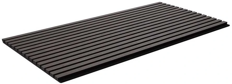 Medinės akustinės panelės 600 x 1200 mm sienų dekoravimui, juodo ąžuolo garso slopinimo panelės, dekoratyvinės garso panelės