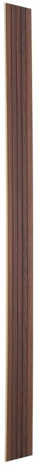 Medinės akustinės panelės 8 vnt., 2450x166x9 mm WPC sienų panelė, tamsiai tikmedžio spalvos garso izoliacinė sienų panelė