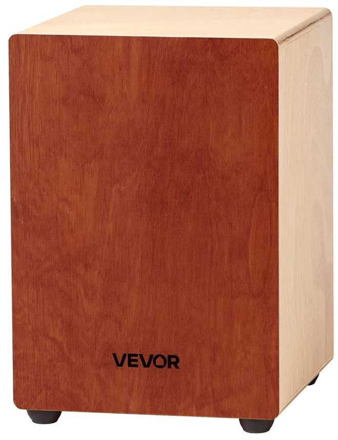Medinis Cajon dėžinis būgnas, su gitaros stygomis, beržo medienos mušamasis instrumentas, nešiojama perkusijos dėžė, Cajon būgnas pradedantiesiems