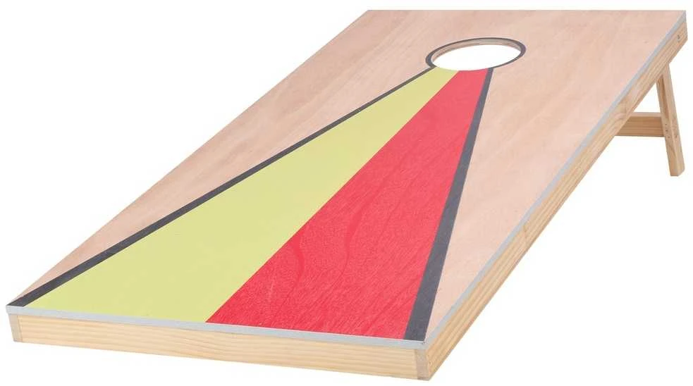 Medinis Cornhole Rinkinys, Nešiojamas Corn Hole Žaidimas, Lauko Kiemos Žaidimas, Šeimos Pramogos, Pupelių Maišelių Mėtymo Žaidimas