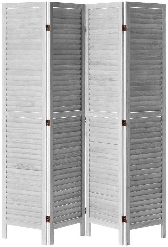 VEVOR Medinė kambario pertvara, 4 panelių