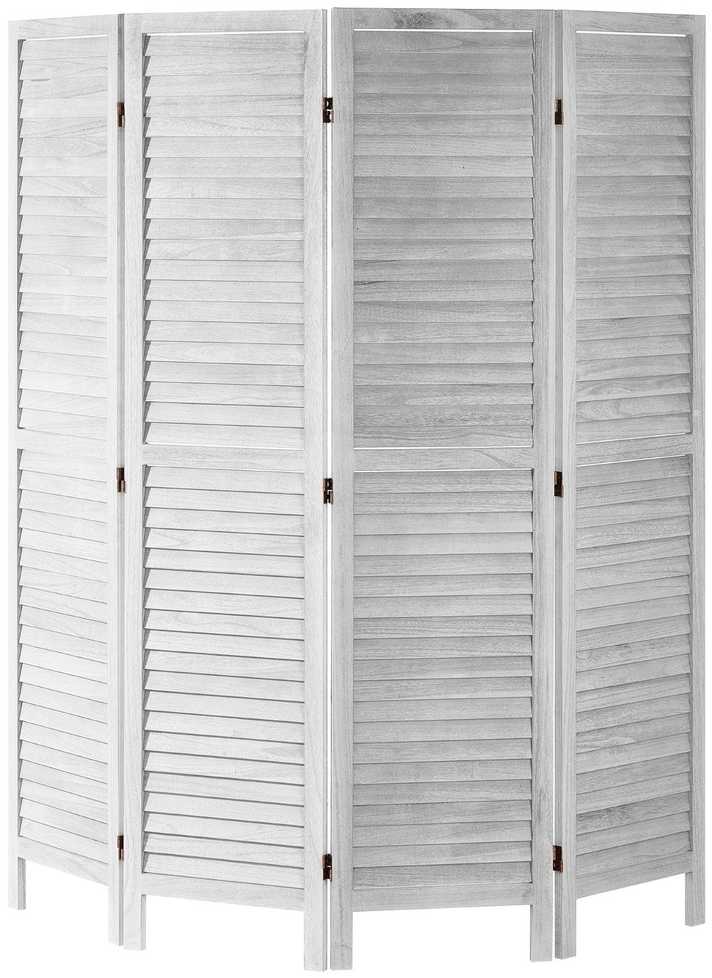 VEVOR Medinė kambario pertvara, 4 panelių