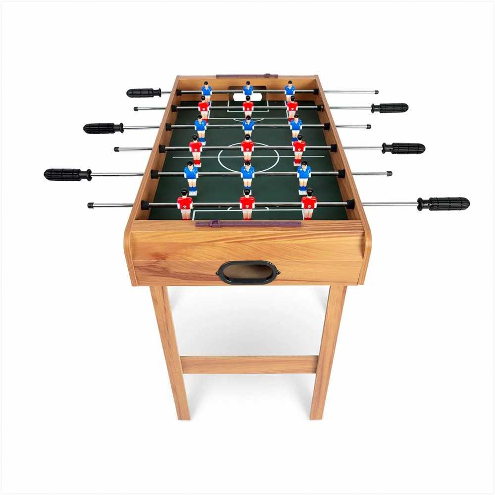Medinis stalo futbolas, stalo žaidimas suaugusiems ir vaikams, nešiojamas futbolo stalas, mini stalo futbolas namams, 70x37cm stalo futbolas