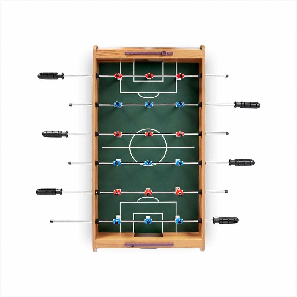 Medinis stalo futbolas, stalo žaidimas suaugusiems ir vaikams, nešiojamas futbolo stalas, mini stalo futbolas namams, 70x37cm stalo futbolas