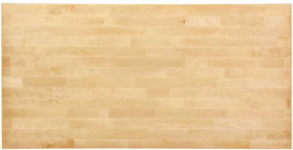 Medžio masyvo stalviršis, klevo, 1200 x 750 mm, patvarus, lengvai valomas, stačiakampis, biurui, dirbtuvėms, rašomajam stalui, darbo stalui