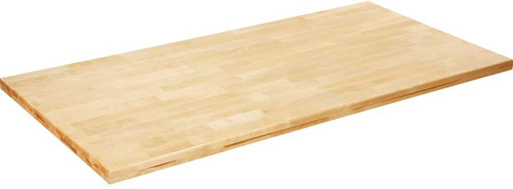 Medžio masyvo stalviršis, klevo, 1200 x 750 mm, patvarus, lengvai valomas, stačiakampis, biurui, dirbtuvėms, rašomajam stalui, darbo stalui