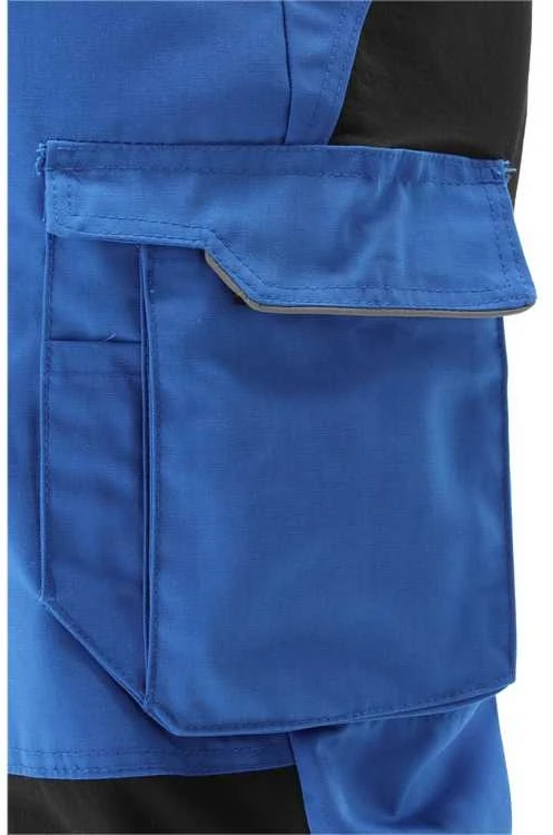 Mėlynos ir juodos darbo kelnės, su 11 kišenių, 4-way stretch audiniu, 3XL dydžio, darbo kelnės, Serwal darbo kelnės, vyriškos darbo kelnės