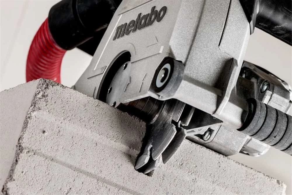 Mūro freza MFE 40 + 2 x Ø125 mm deimantiniai pjovimo diskai, Metabo