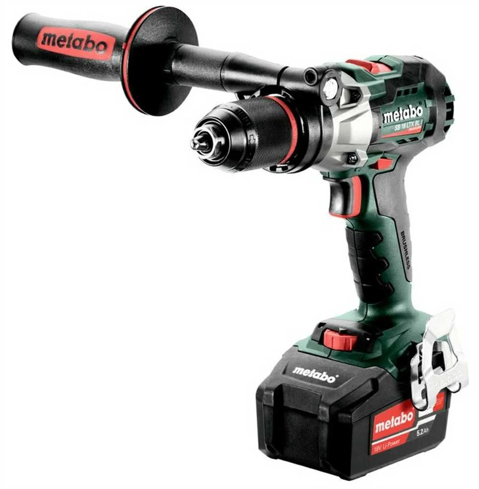 METABO smūginis suktuvas gręžtuvas SB 18 LTX BL I 130 / 65Nm 2x5,2Ah