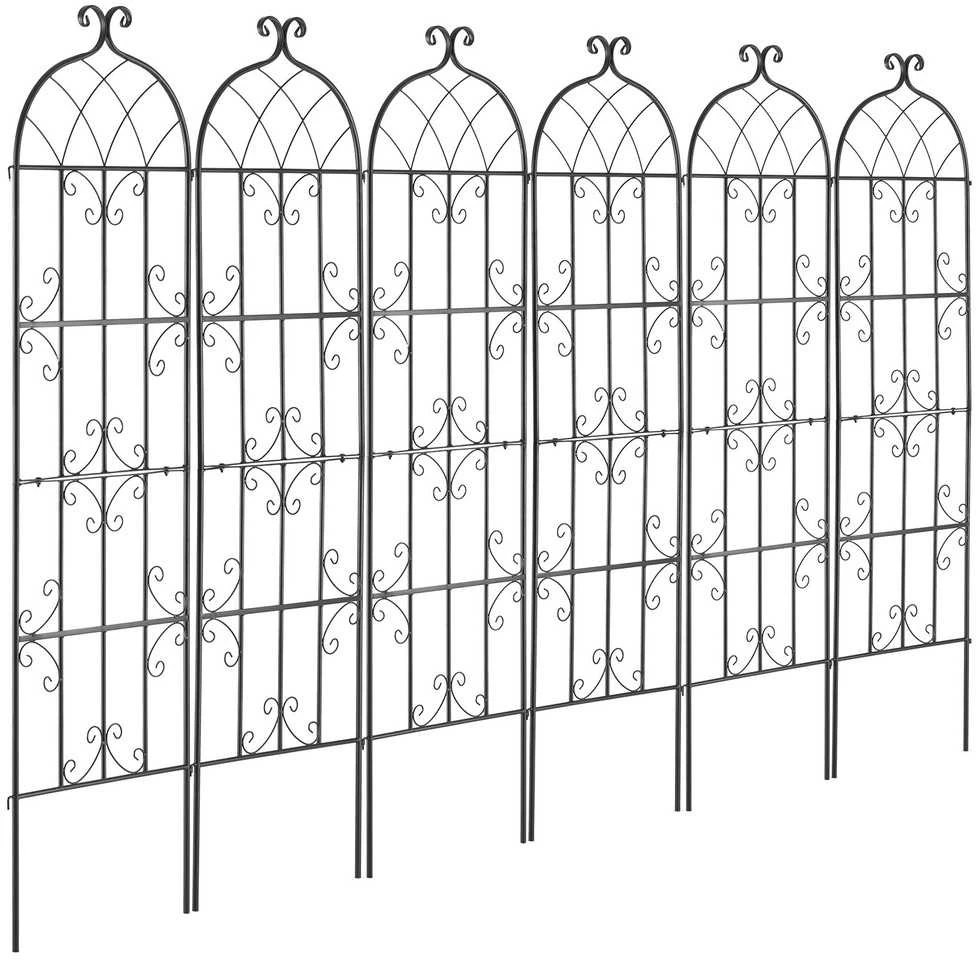 VEVOR Metalinis sodo grotelės vijokliniams augalams 180x51 cm