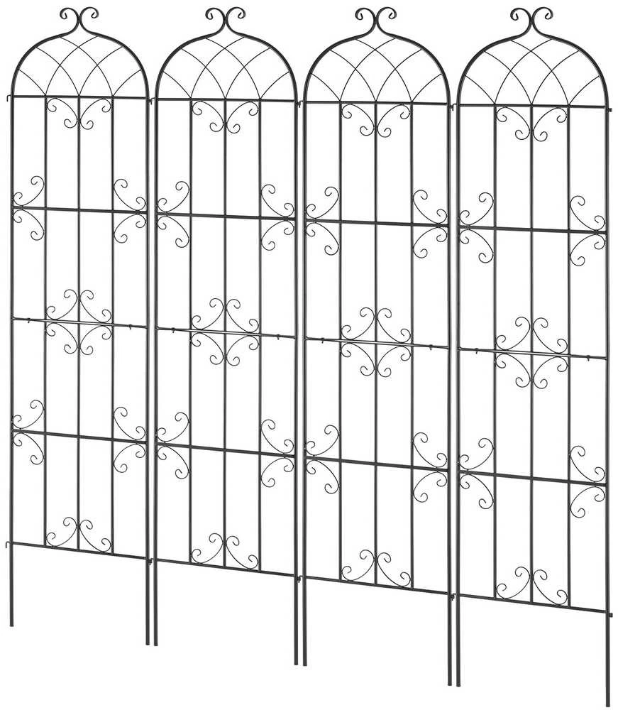 VEVOR Metalinė sodo atrama vijokliniams augalams 220x51 cm