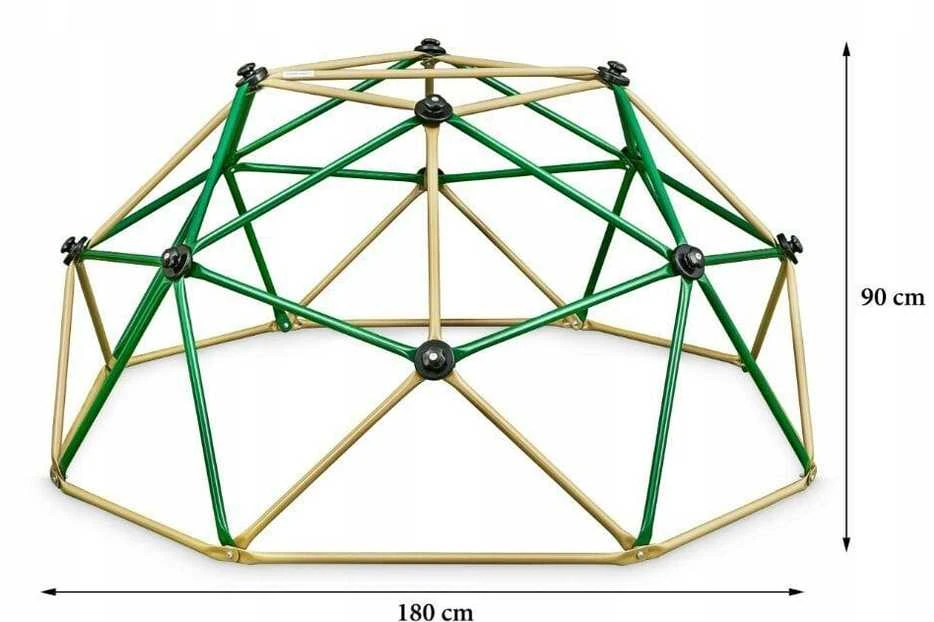 Metalinė vaikų žaidimo aikštelė HyperMotion laipiojimo kupolas