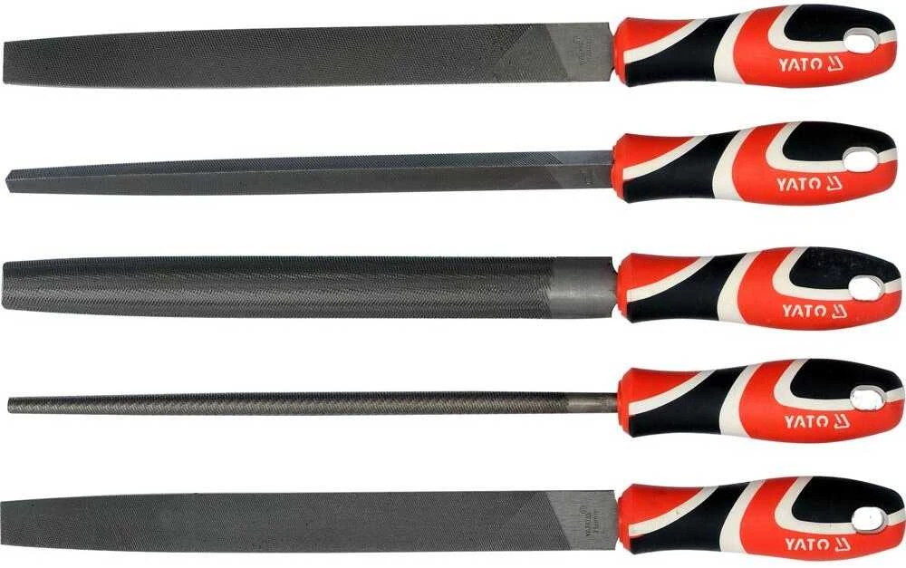 Metalinės dildės 250 mm, 5 vnt. rinkinys, plieninės dildės metalo apdirbimui, rankinių dildžių rinkinys