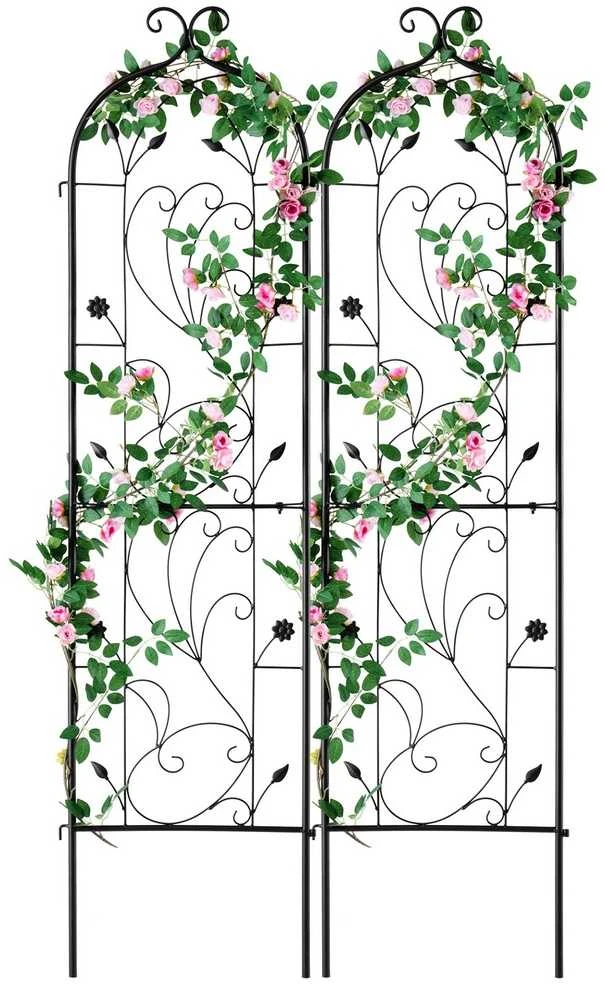 VEVOR Metalinės daržo grotelės augalams palaikyti 60x15 cm