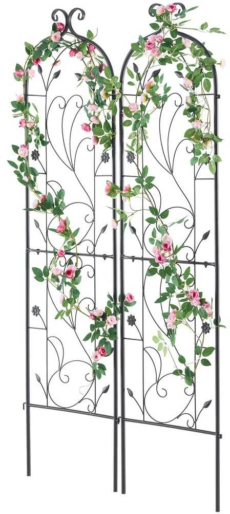 VEVOR Metalinės daržo grotelės augalams palaikyti 60x15 cm