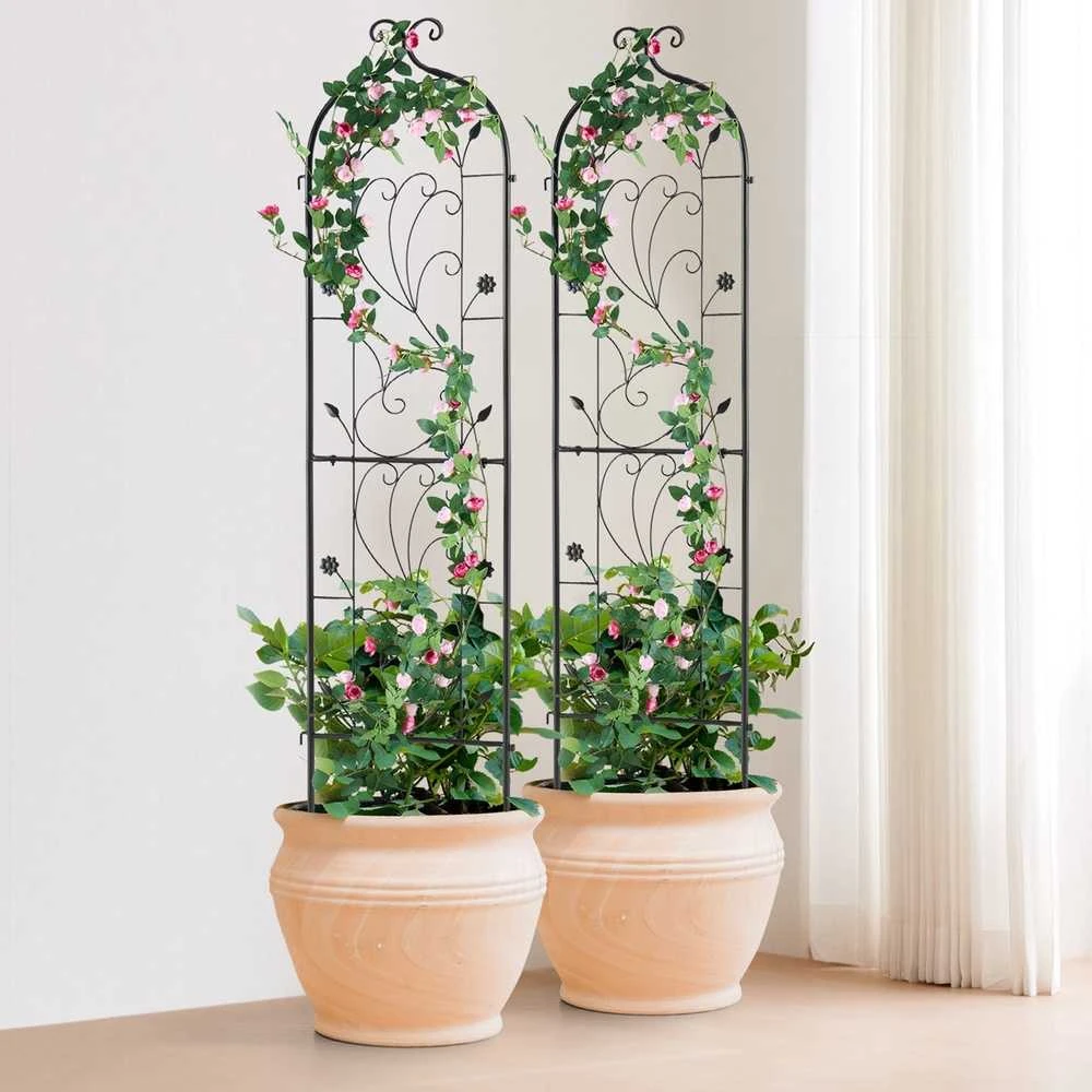 VEVOR Metalinės daržo grotelės augalams palaikyti 60x15 cm