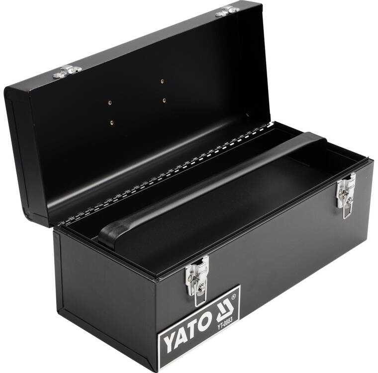 Metalinis įrankių dėklas, 428x180x180 mm, plieno įrankių laikymo dėklas, nešiojamas įrankių organizatorius