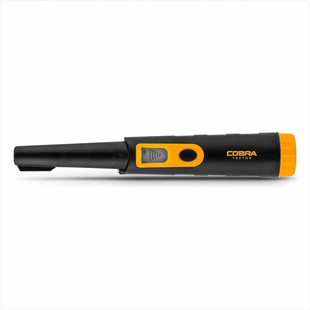 Cobra Tector Metalo detektorius Pinpointeris, lobių paieškai, vandeniui atsparus metalo lokatorius, su LED žibintuvėliu, 7.69 kHz dažnis