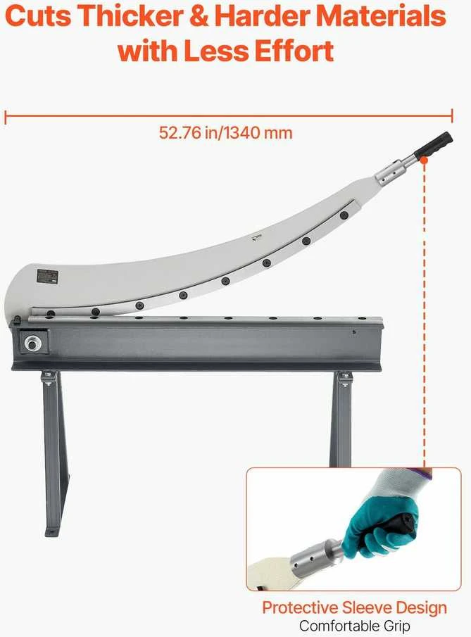 Metalo lakštų giljotinos žirklės, 1000 mm stalviršio pjaustytuvas plienui, aliuminiui, variui, PCB, rankinės plokščių žirklės dirbtuvėms