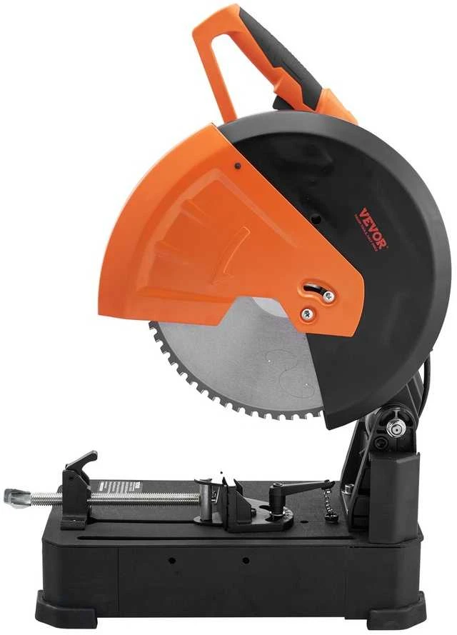 Metalo pjovimo diskinis pjūklas, 35.56 cm diskas, 45° kampas, sausam pjovimui, metalo pjūklas, kampinis pjūklas, diskinis metalo pjūklas
