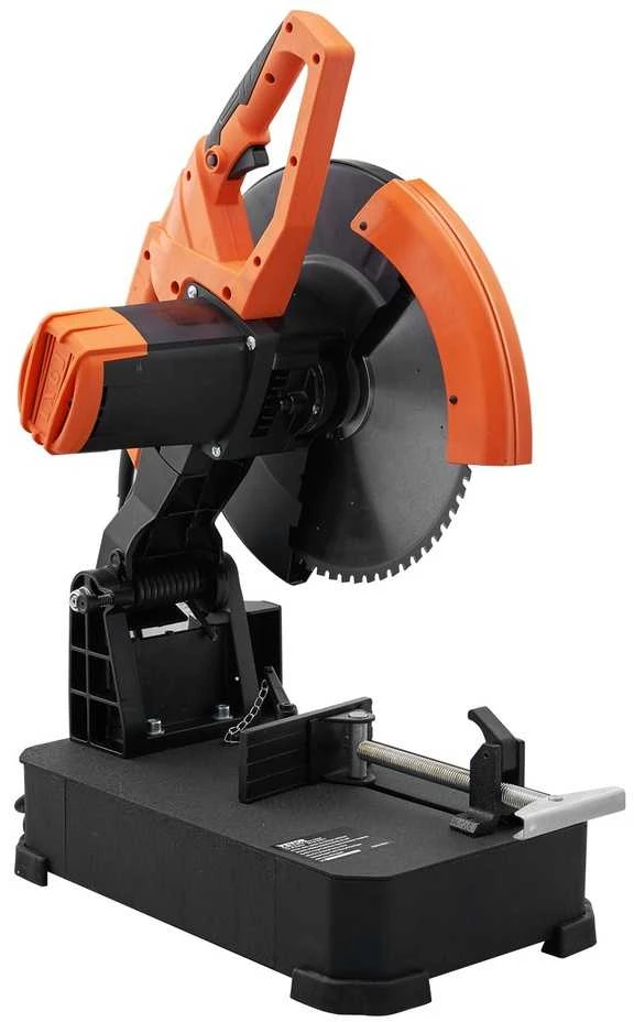 Metalo pjovimo diskinis pjūklas, 35.56 cm diskas, 45° kampas, sausam pjovimui, metalo pjūklas, kampinis pjūklas, diskinis metalo pjūklas