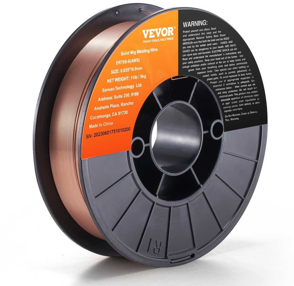 VEVOR Kietas MIG suvirinimo viela 0.9 mm