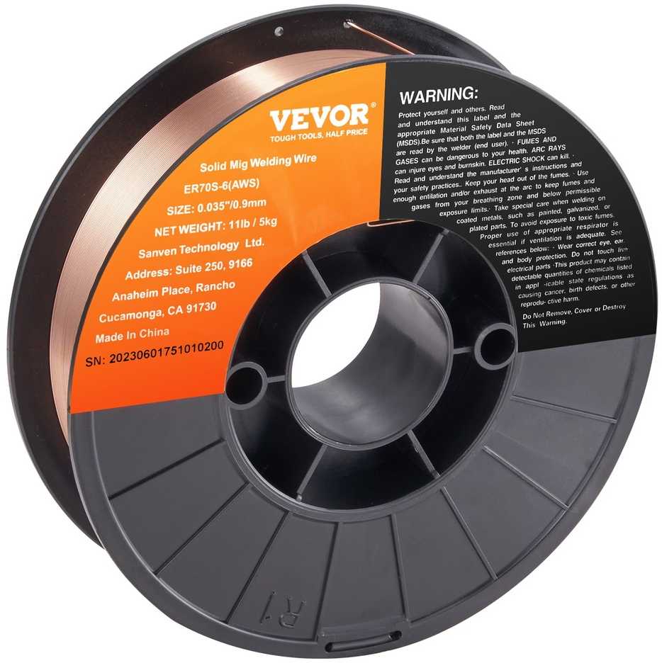 VEVOR Kietas MIG suvirinimo viela 0.9 mm