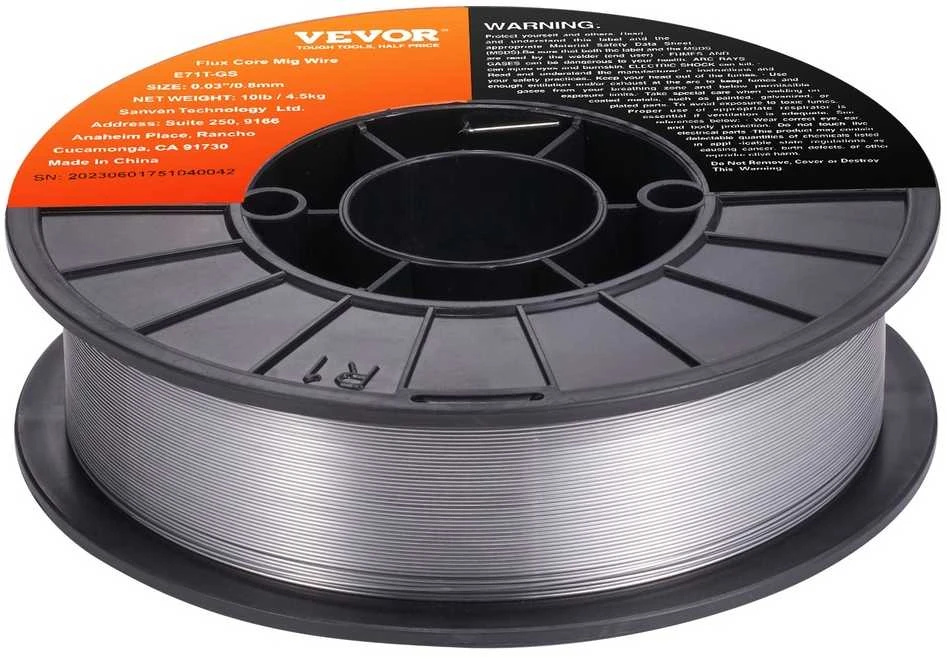 MIG suvirinimo viela, fliusinė viela, E71T-GS, 0.8 mm, 4.5kg, be dujų