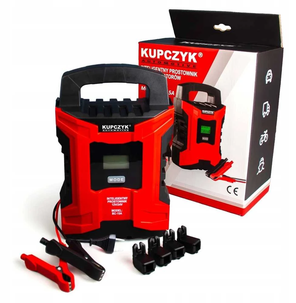Mikroprocesorinis akumuliatorių įkroviklis, 12V/24V automatinis įkroviklis, švino-rūgštinių akumuliatorių palaikytojas, motociklų ir automobilių akumuliatorių įkroviklis