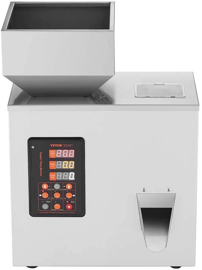 Miltelių dozavimo mašina 0.002-0.44lbs, automatinė, skaitmeninė, grūdams, sėkloms, miltams, blizgučiams, arbatai, biriems produktams