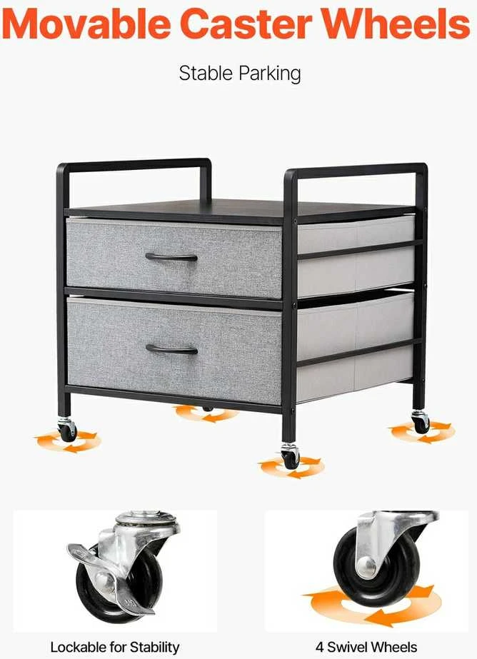 VEVOR Mini šaldytuvo stovas su stalčiais