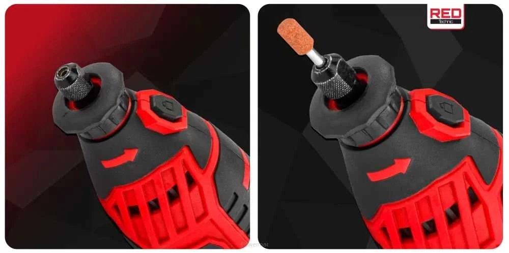 Mini sukamasis įrankis, su 180 dalių priedų rinkiniu, 280W, 35000 RPM, rankdarbiams, hobiams ir „pasidaryk pats“ projektams