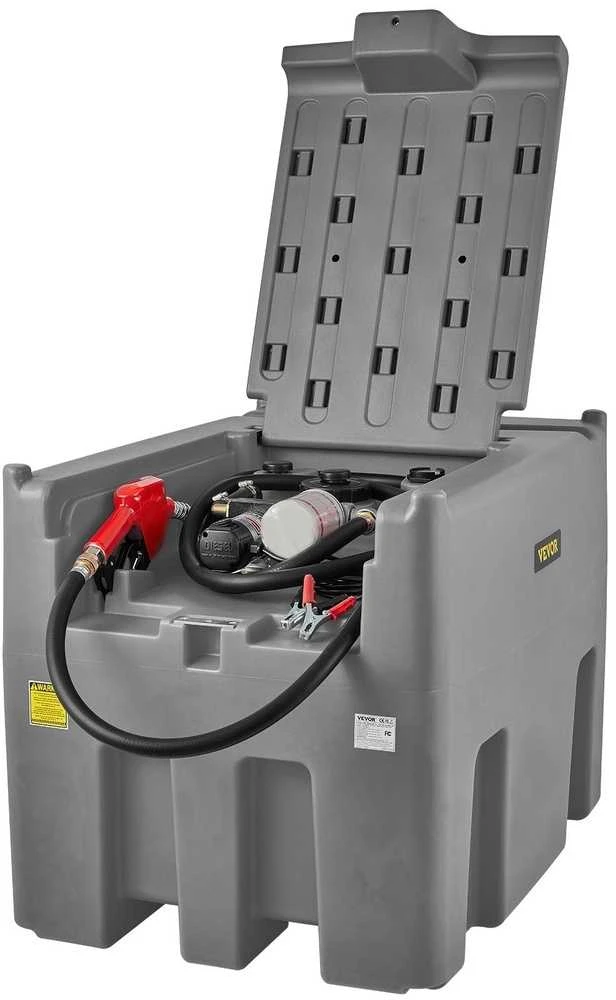 Mobilus dyzelio bakas 440L, 12V siurblys, dyzelino transportavimo talpa, dyzelio talpykla