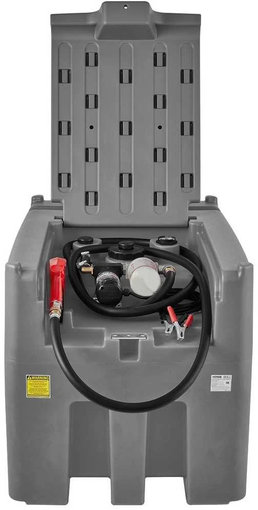 Mobilus dyzelio bakas 440L, 12V siurblys, dyzelino transportavimo talpa, dyzelio talpykla