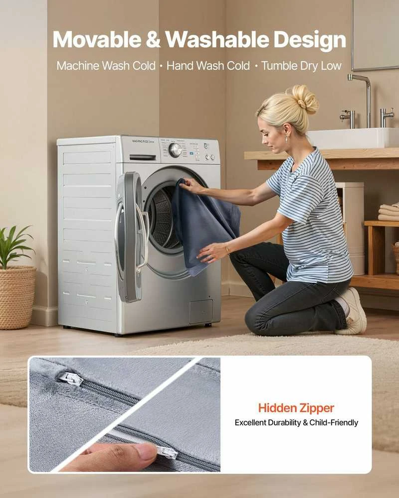 Modulinė vaikiška žaidimų sofa, sekcijinė mažylio sofa, kūrybinis derinys žaidimų kambariui, pilki vaikiški baldai, 14 dalių sofos komplektas