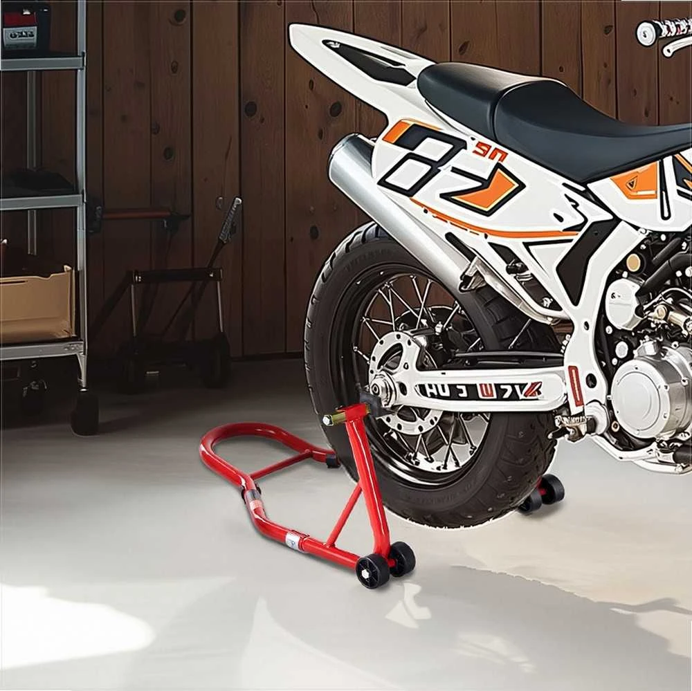 VEVOR Motociklų atraminis stovas raudonas